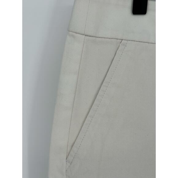 LOFT New! High Waist Chino Shorts White Crisp Tailored Design Beach Summer 10 - Picture 5 of 10